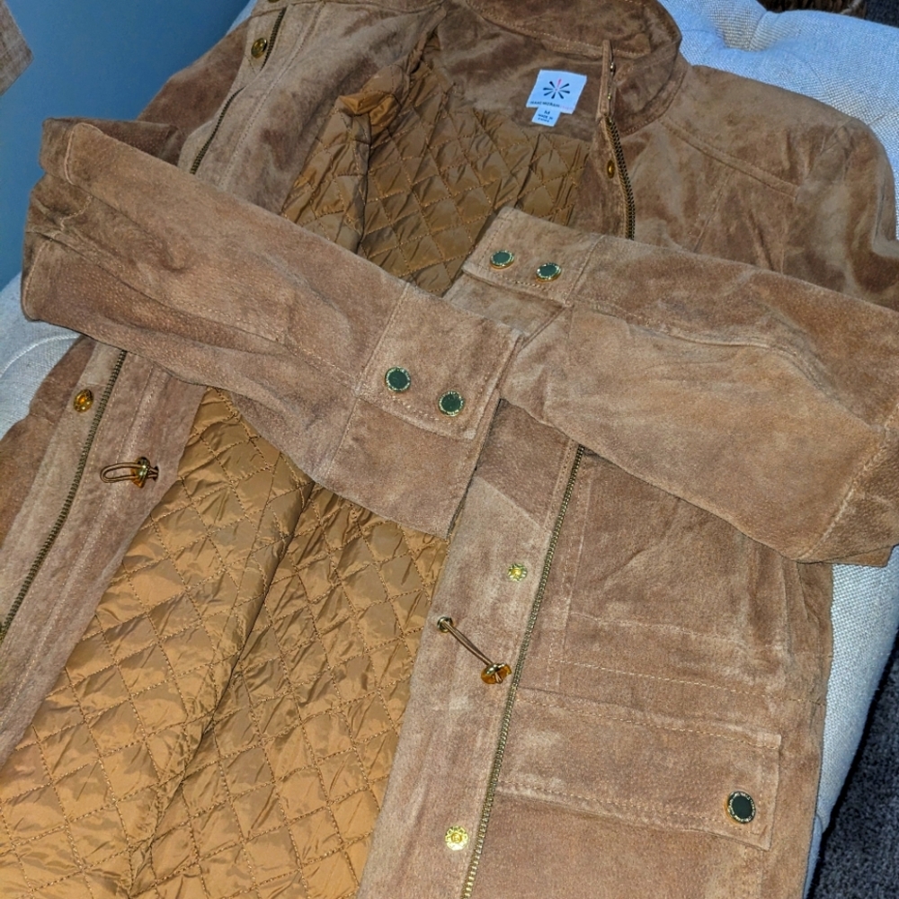 Tan suede jacket